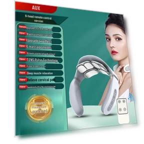 Умный массажер для шеи и плеч с пульсацией — Массажеры для спины, AUX