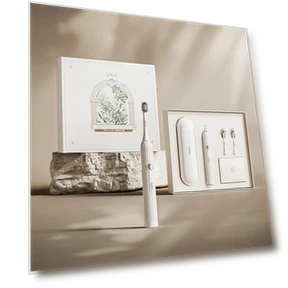 Умная электрическая зубная щетка с ультразвуковой технологией — Сменные насадки для зубных щеток, Aiyou