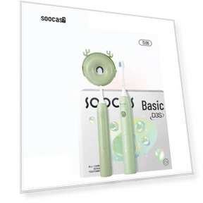 Умная звуковая электрическая зубная щетка — Звуковые зубные щетки, Soocas