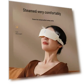 Умный паровой массажер для глаз с подогревом и Bluetooth — Роллеры и ручки, Hezheng