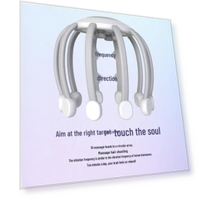 Умный беспроводной массажер для головы — Массажеры для кожи головы, Hozheng