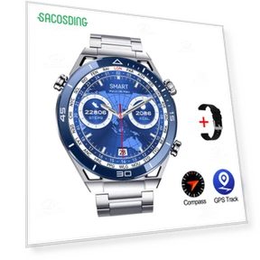 Умные часы с NFC, ЭКГ+ФПГ, Bluetooth-звонками, компасом и отслеживанием движения — Умные часы, Tiktop2