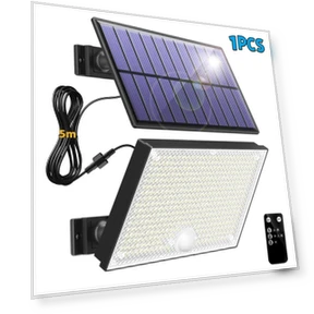 Солнечные светодиодные светильники для улицы с датчиком движения — Прожекторы и охранное освещение, Intelligent Living Hall