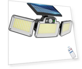 Солнечные светильники для улицы с датчиком движения — Прожекторы и охранное освещение, Lntelligent Living Hall