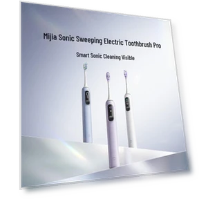 Звуковая электрическая зубная щётка с цветным смарт-экраном и батареей на 180 дней — Звуковые зубные щетки, Xiaomi