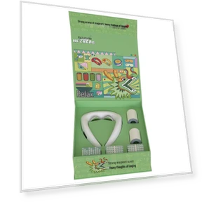 Умный массажер для шеи с пульсометром и набором для моксотерапии — Массажеры для спины, Hezheng