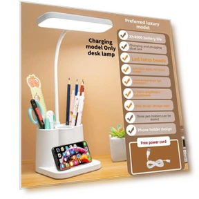 Светильник для прикроватной зоны с интеллектуальным сенсорным управлением и заботой о зрении — Настольные лампы, SolaceStone