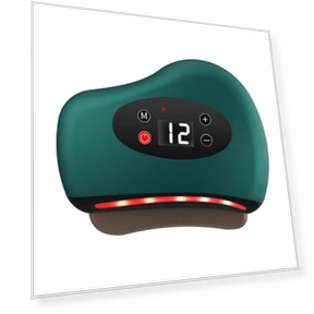 Умный электрический инструмент для скрабирования лица и подтягивания мышц с подогревом и меридиональным углублением — Роллеры и ручки, Bianstone