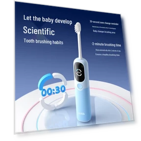 Детская умная электрическая зубная щетка с визуальным экраном — Электрические зубные щетки для детей, BAIR