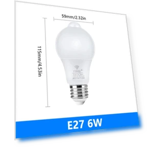 Светодиодная лампа с датчиком движения — Лампочки и освещение, Cozy Cottage-Relax