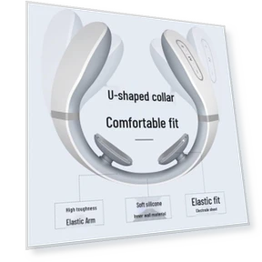 Мини-умный массажер для шеи с пульсацией — Массажеры для спины, MingZhen