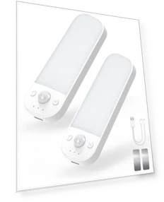 Ночной светильник с датчиком движения, беспроводной, перезаряжаемый, настенный, для шкафа — Сенсорные лампы, Yiliaw