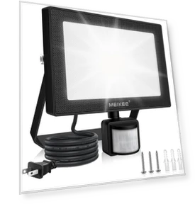 Наружный светильник с датчиком движения — Прожекторы и охранное освещение, MEIKEE