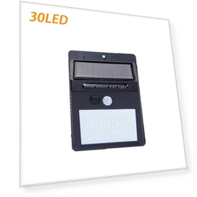 Наружный светильник с датчиком движения на солнечной батарее, водонепроницаемый — Прожекторы и охранное освещение, RippleRift