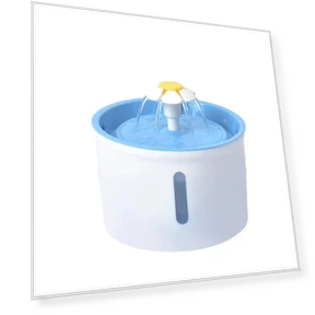 Автоматический фонтан для воды с фильтром для домашних животных — Фонтаны, Clock-Mall