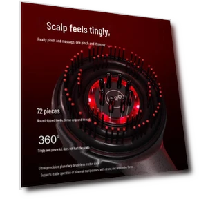 Умный массажер для кожи головы с красным светом — Массажеры для кожи головы, Breo
