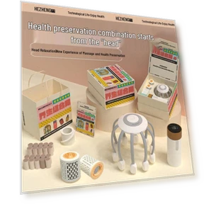 Умный электрический массажер для головы и кожи головы — Массажеры для кожи головы, Hezheng