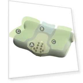 Умная массажная подушка для шеи с импульсом и нагревом — Массажеры для спины, SKG