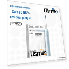 Умная электрическая зубная щётка с ультразвуковой технологией — Звуковые зубные щетки, usmile