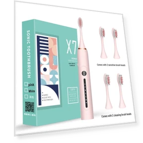 Умная звуковая электрическая зубная щётка — Сменные насадки для зубных щеток, Xingqiu