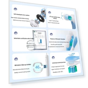 Умная электрическая зубная щетка с вибрацией — Ультразвуковые, Midea