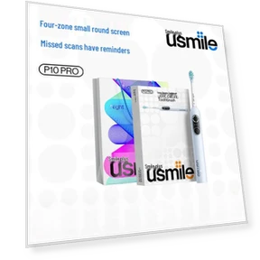 Умная визуальная звуковая электрическая зубная щетка — Звуковые зубные щетки, usmile
