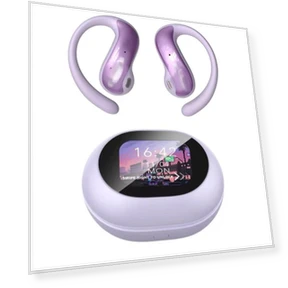 Переводные наушники с искусственным интеллектом, Bluetooth 5.4, сенсорный экран, для спорта и тренировок — Внутриканальные наушники, Junmaocun