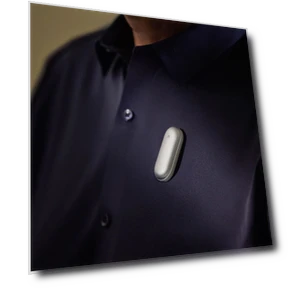 Диктофон с ИИ-ассистентом, 64 ГБ, серебристый — Умные модули, Plaud