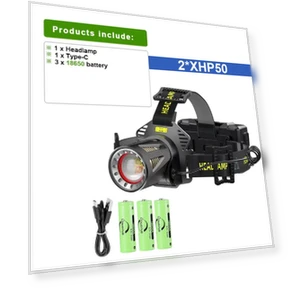 Светодиодный сенсорный фонарь XHP50 — Фонарики, Pawell