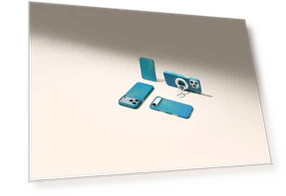 Магнитный держатель с NFC, голубой — Аксессуары для телефонов, Pitaka