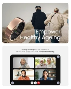 Умное кольцо с отслеживанием сна, частоты сердечных сокращений, активности и фитнеса — Умные кольца, aabo