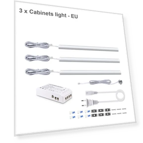Сенсорный датчик затемнения, светодиодный алюминиевый барный светильник — Подсветка под шкафами, Lcamaw Lighting Light