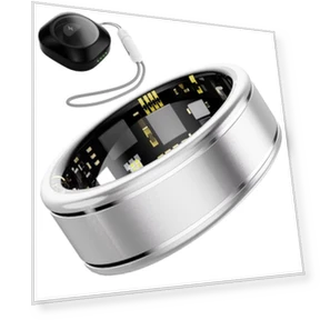 Умное кольцо для женщин – фитнес-трекер с мониторингом сердечного ритма, SpO2, артериального давления, сна, подсчетом... — Умные кольца, Anarow