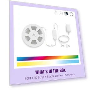 Умная светодиодная лента с подключением, автоматизацией заката/рассвета, предустановленными режимами, управлением... — LED ленты, WiZ Connected