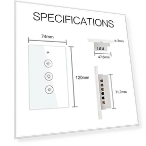 Сенсорный диммер для умного освещения — Диммеры, MOES