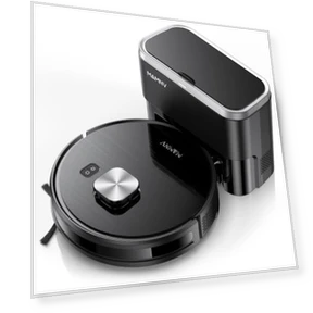 Робот-пылесос и швабра 3-в-1 с самоочисткой — Роботы-пылесосы, MAMNV