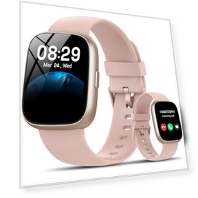 Умные часы с Alexa, 1.83" HD сенсорный экран, фитнес-трекер с вызовами по Bluetooth, мониторингом сердечного ритма и... — Умные часы, Cillso