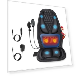 Массажная подушка для спины с подогревом и 3D поддержкой поясницы — Массажеры для спины, Comrelax