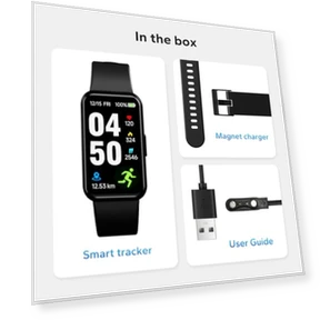 Фитнес-трекер с круглосуточным мониторингом здоровья — Умные часы, pixtlcoe