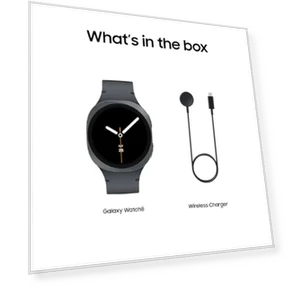 Умные часы Galaxy Watch 8 (40 мм) с Bluetooth, фитнес-трекером, коучингом сна и бега, оценкой энергии, отслеживанием... — Умные часы, Samsung