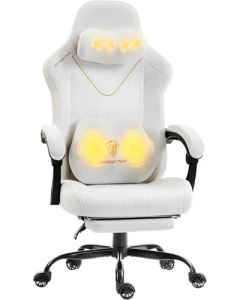 Игровое кресло с массажером для шеи и поясничной поддержкой — Массажные кресла, Dowinx