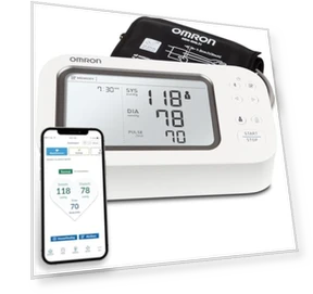 Монитор артериального давления для домашнего использования с манжетой на плечо — Мониторы артериального давления, Omron