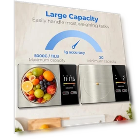 Умные кухонные весы с приложением для расчета питательных веществ — Весы для контроля веса, WARMKEY