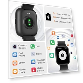 Умные часы с Alexa, фитнес-трекер с Bluetooth-звонками — Умные часы, Cillso