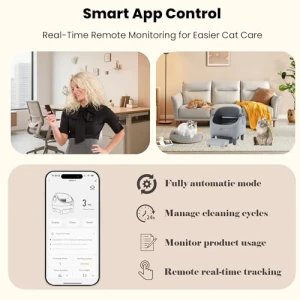 Автоматический лоток с приподнятым бортиком, для нескольких кошек, открытый верх, большой объем, самоочищающийся лоток,... — Автоматические лотки для кошек, HALKYDY