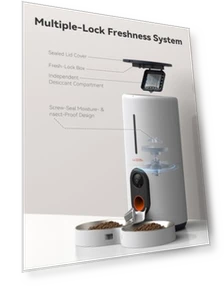 Автоматическая кормушка для питомцев с камерой — Автоматические кормушки, WOPET