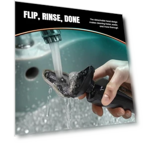 Электрическая бритва для мужчин — Роторные, PRITECH