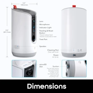 Автоматическая кормушка для домашних животных с камерой — Автоматические кормушки для животных, Geeni