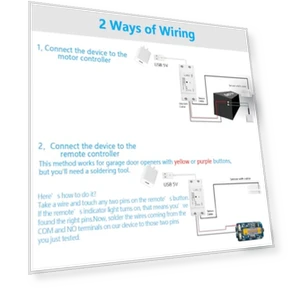 Умный контроллер для гаражных ворот — Брелоки и клавиатуры, Otcboimo