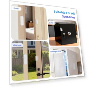 Датчик открытия двери с сигнализацией и уведомлениями — Комплекты, Satisure